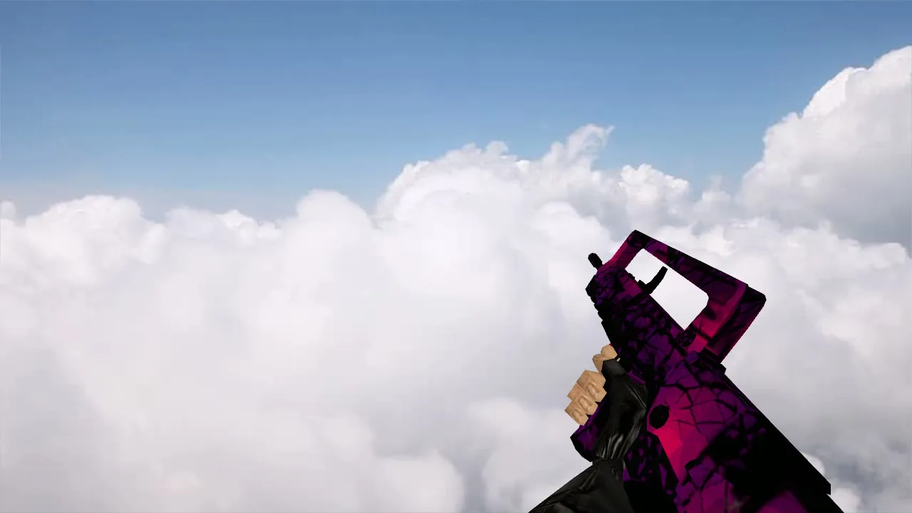 Default Famas Purple Model: High-Quality Skin for CS 1.6 Famas Rifle - screenshot 2
