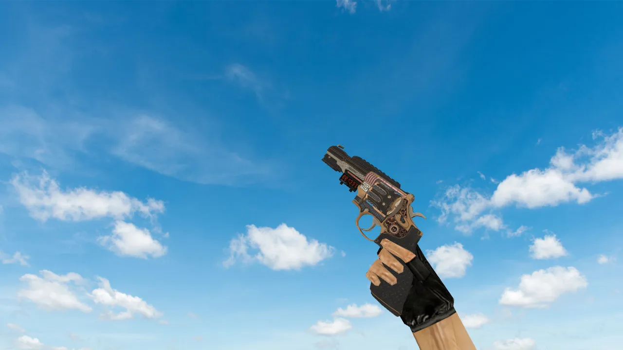 R8 Revolver Cogworks Deagle Model for CS 1.6 - High-Detail Weapon Mod - screenshot 1