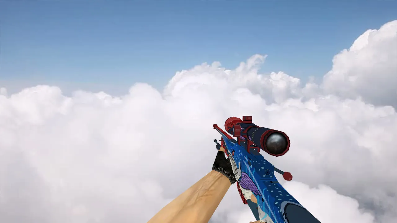 AWP Seas Impaler Weapon Model for CS 1.6 - Smooth Animations and HD Textures - screenshot 3