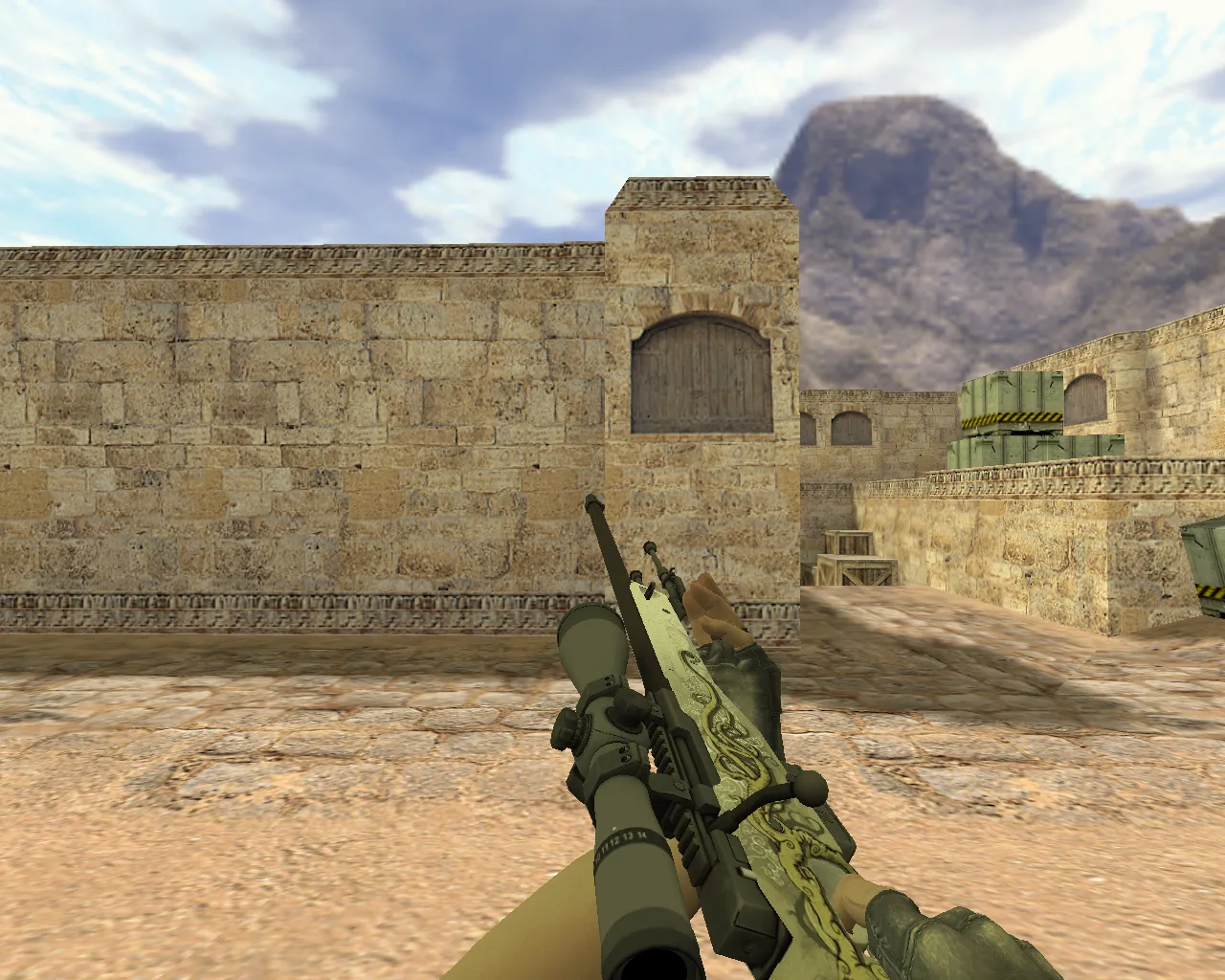 AWP God of Worms Model for Counter-Strike 1.6 - Custom v_ Model with HD Textures - screenshot 2