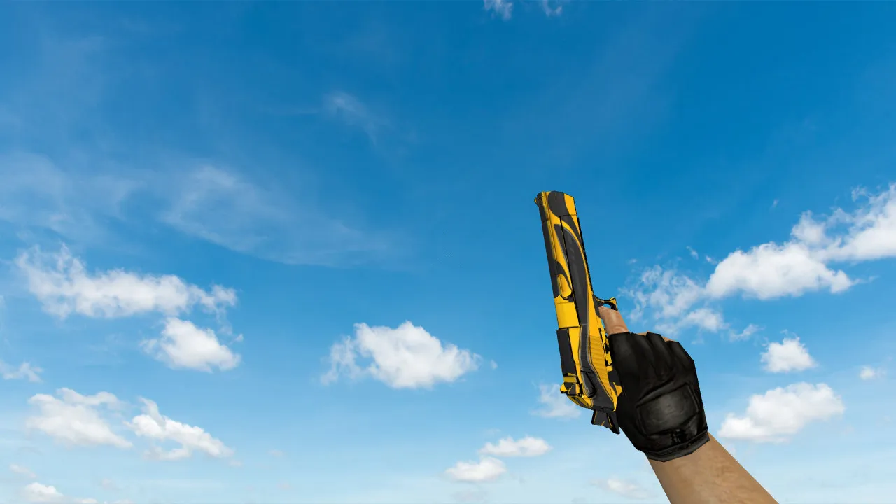 Yellow Jacket Deagle Model for CS 1.6 - Premium Weapon Skin with Unique Sounds - screenshot 2