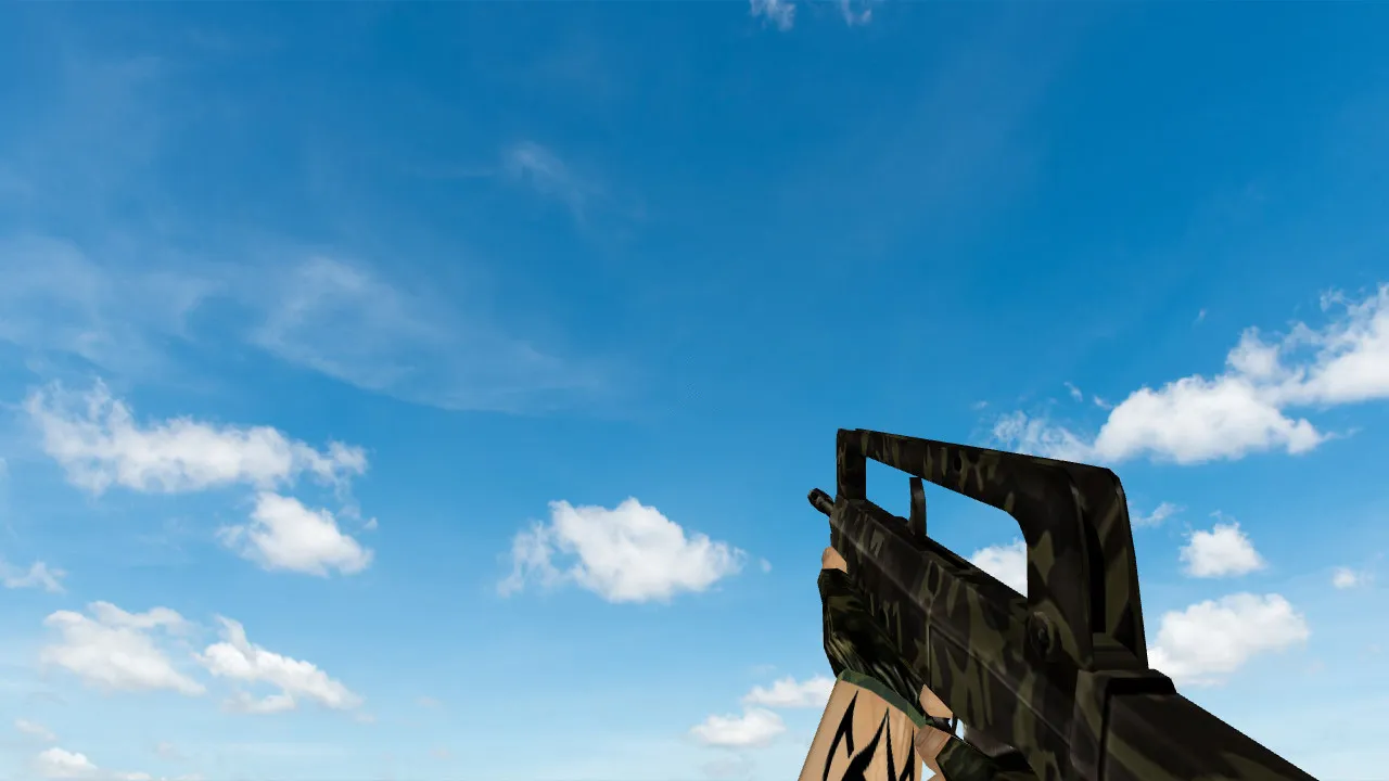 Famas Camouflage Model for CS 1.6 - Distinct Weapon Skin with HD Textures - screenshot 1