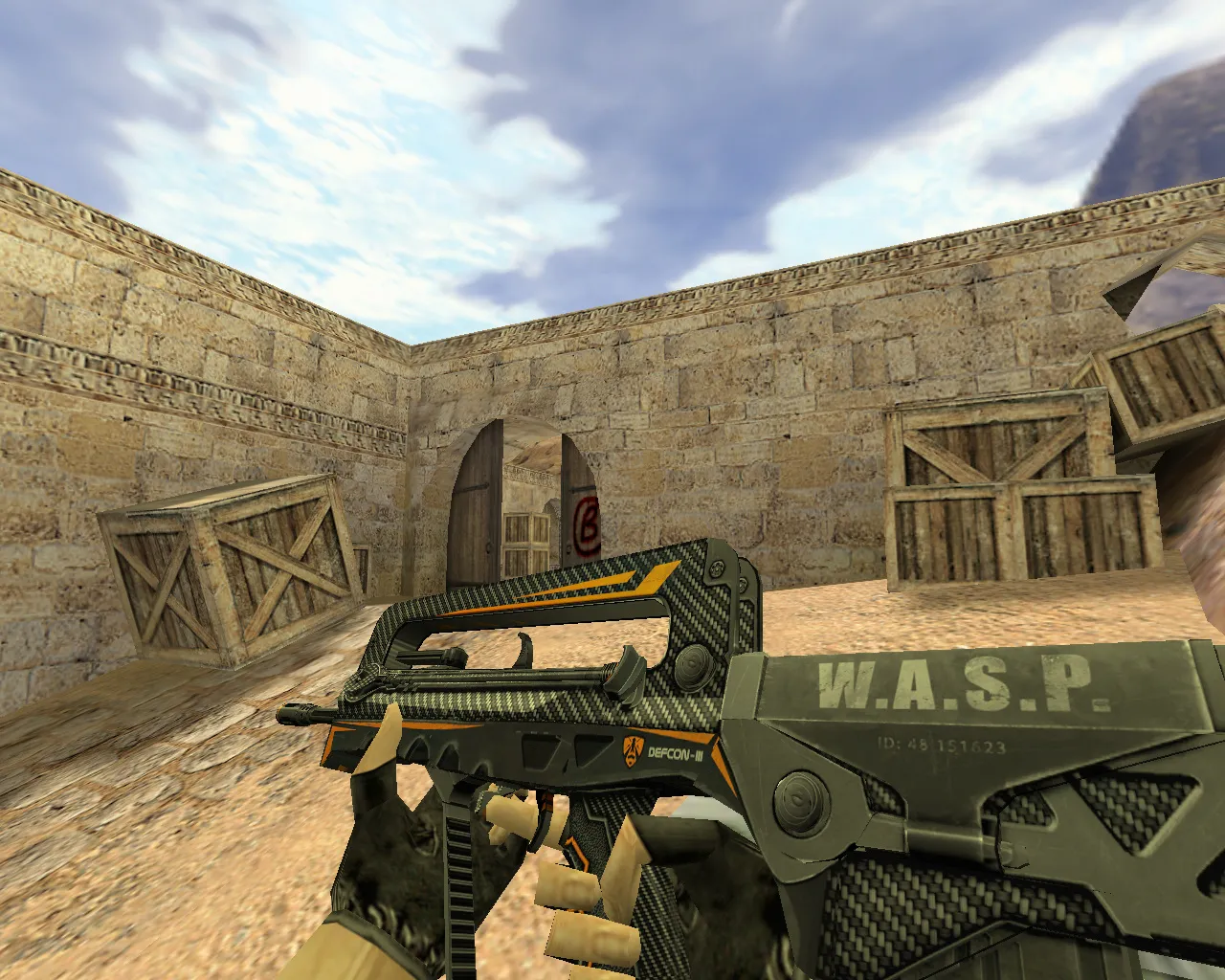 Famas WASP Weapon Model for CS 1.6 - High-Quality Download - screenshot 1