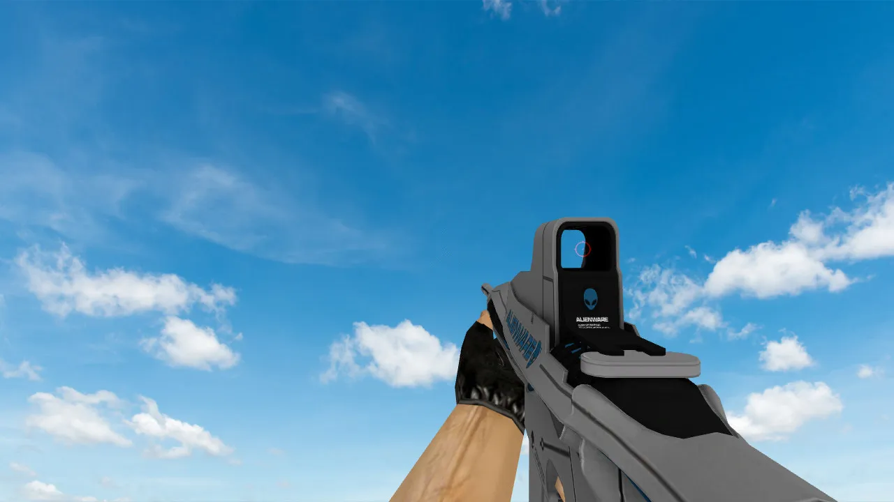 M4A1 Alienware Custom Model for CS 1.6 - HD Textures, Sounds, and Installation - screenshot 1