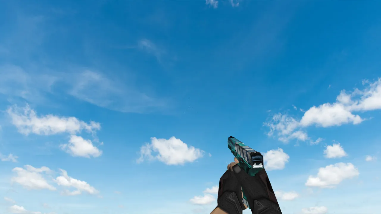 Glock 55 Custom Model for CS 1.6 - HD Weapon Replacement with High-Quality Textures - screenshot 3