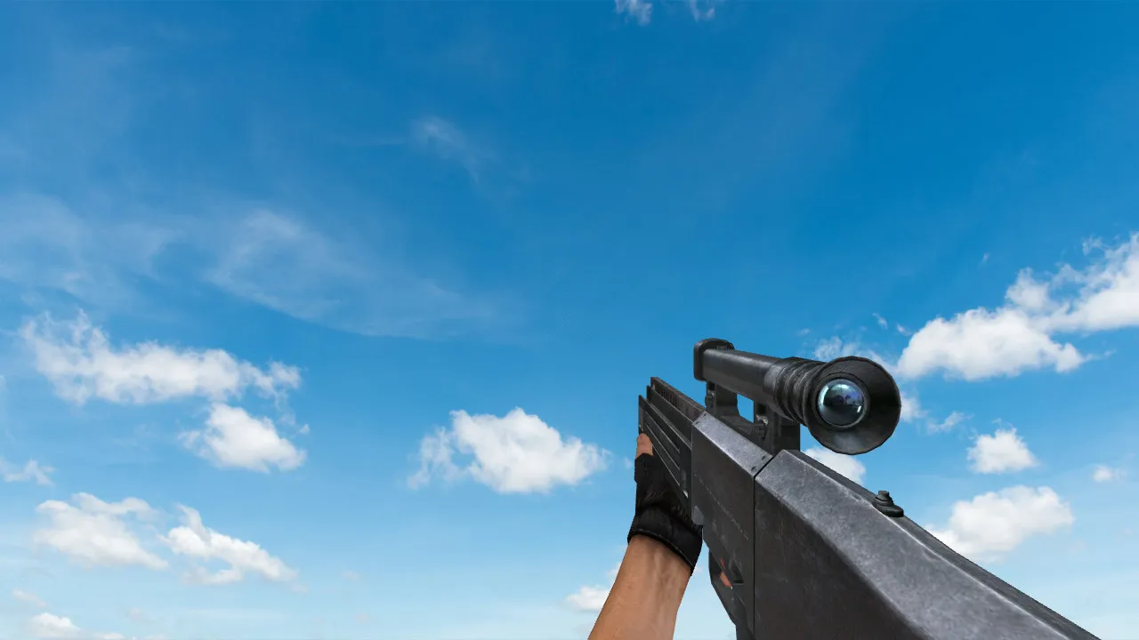 HK G11 Default Model Replacement for Galil in Counter-Strike 1.6 - screenshot 1