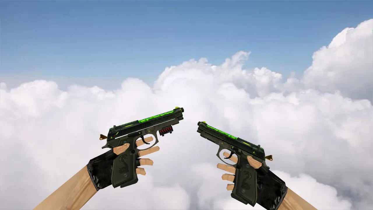 Dual Berettas Cobra Strike Model for CS 1.6 - Premium Weapon Skin - screenshot 1