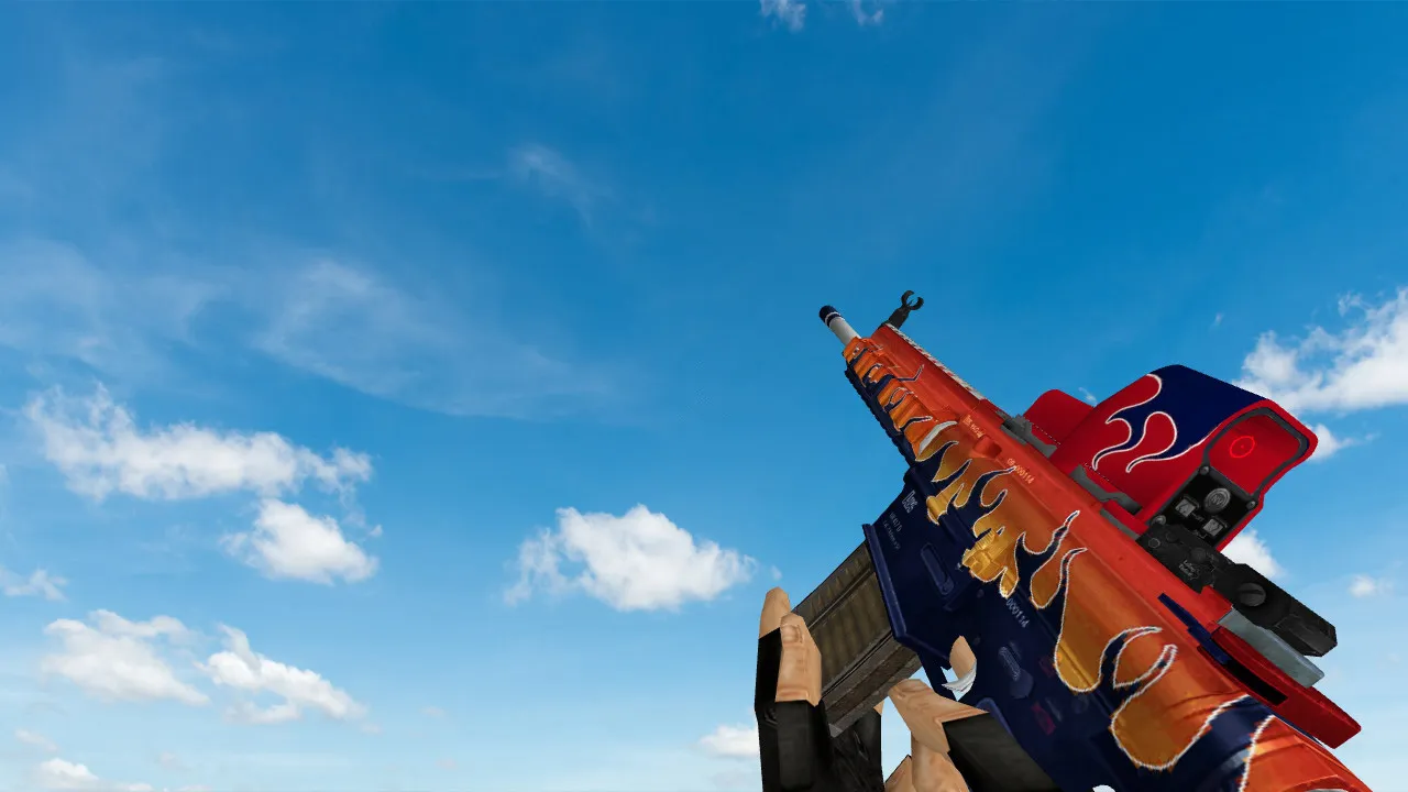 HK417 Jabberwockey Custom Model for Galil in CS 1.6 - screenshot 2