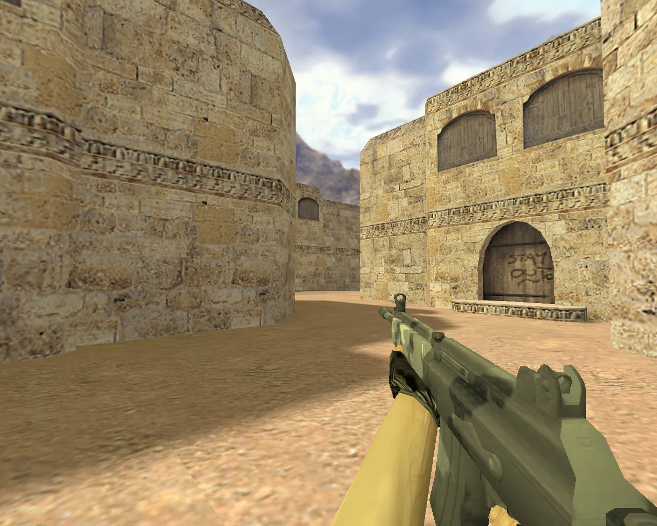 Galil Winter Camouflage Weapon Model for Counter-Strike 1.6 - Free Download - screenshot 1