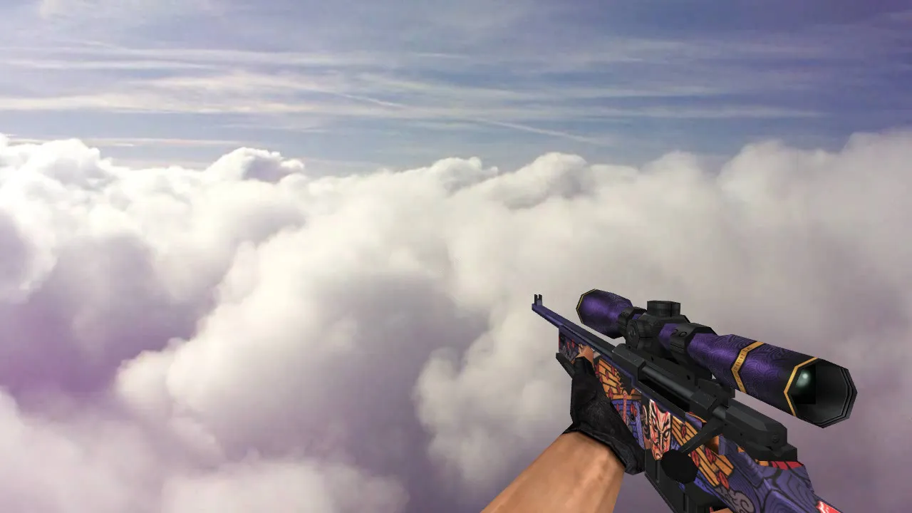 Great Demon AWP Model: HD Textures and Custom Animations for CS 1.6 - screenshot 1
