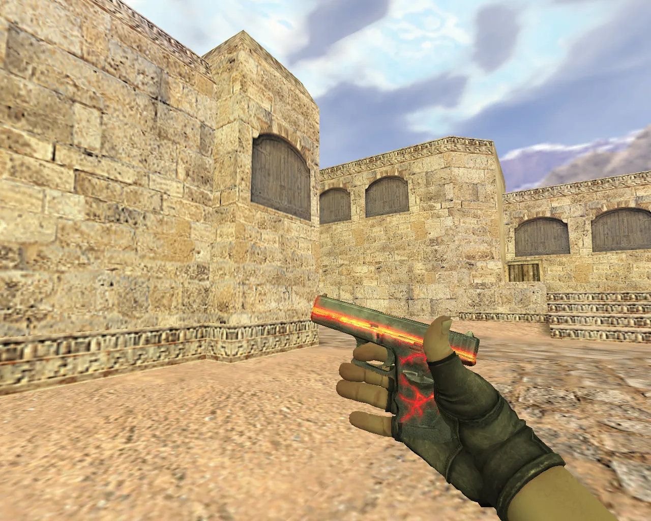 Glock Dungeon Model for CS 1.6 - HD Textures, Custom Sounds, and Immersive Animations - screenshot 1