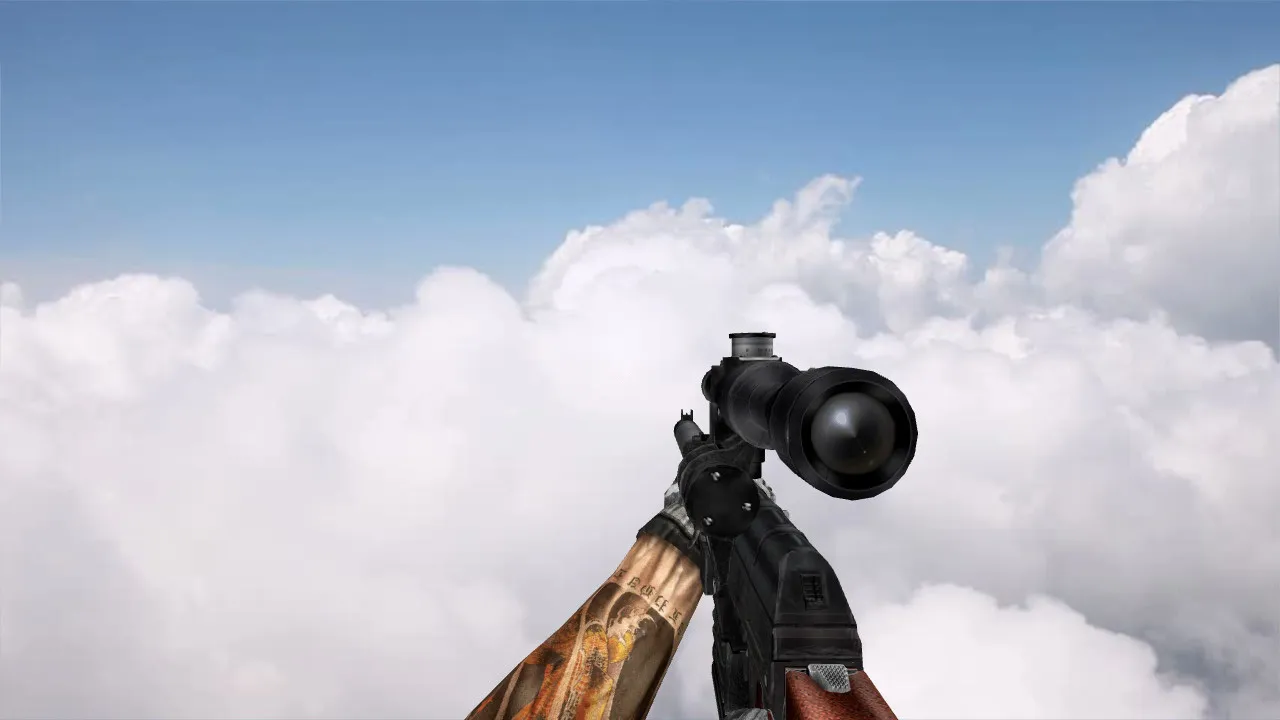 VSS Vintorez V2 Weapon Model for Counter-Strike 1.6 - Improved Sniper Replacement - screenshot 1