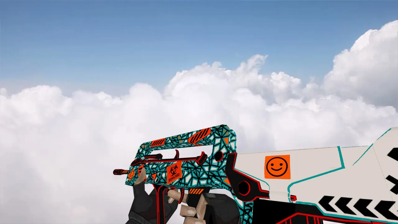 Famas Angry Emoji Weapon Model for Counter-Strike 1.6 - Free Download - screenshot 1