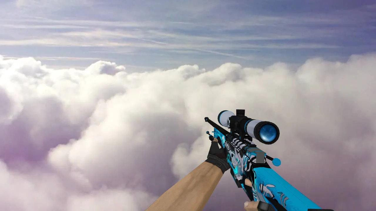 AWP Warworg Custom Model for Counter-Strike 1.6 - Unique Sniper Skin with HD Textures - screenshot 3