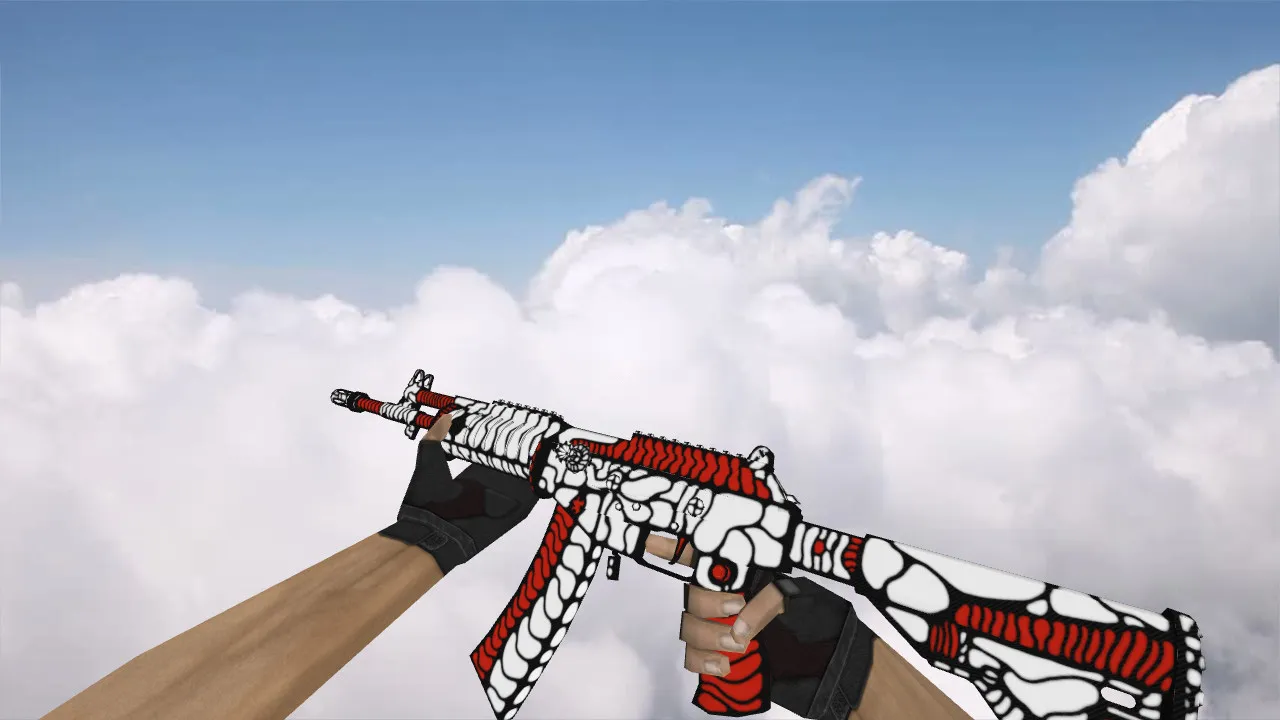 Galil Biomech Weapon Model for Counter-Strike 1.6 - Custom v_ and p_ Skins - screenshot 1