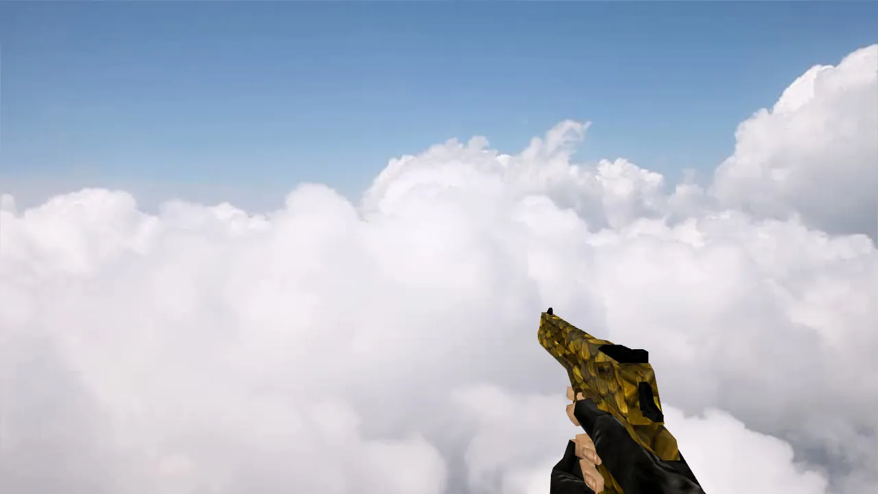 Deagle Gold Scales Weapon Model for CS 1.6 - HD Textures and Inspect Animations - screenshot 1