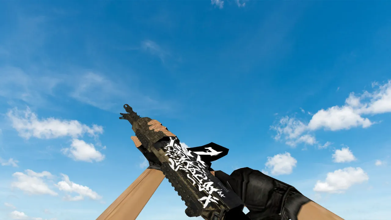 Galil Desert Rebel Weapon Model for CS 1.6: Download High-Quality Skin - screenshot 2
