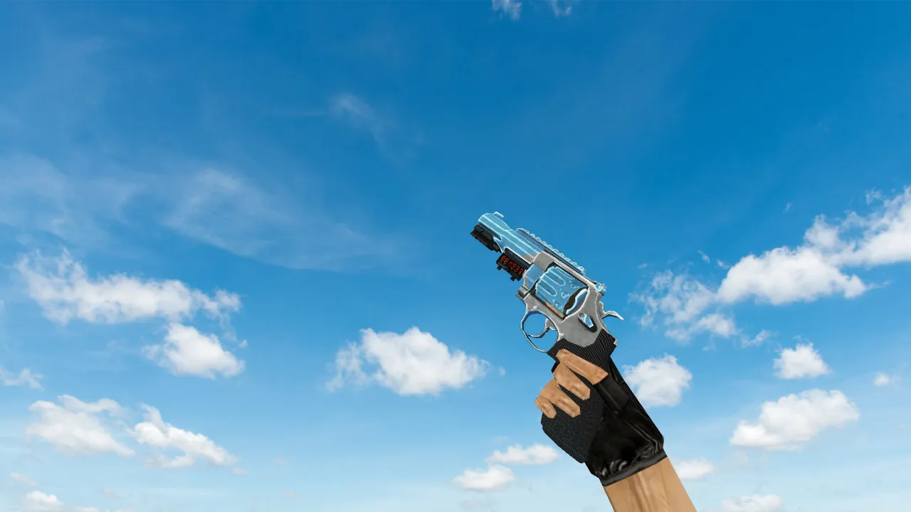 R8 Revolver Ice Cold Deagle Model for CS 1.6 - Precise Hitboxes and Custom Sounds - screenshot 1