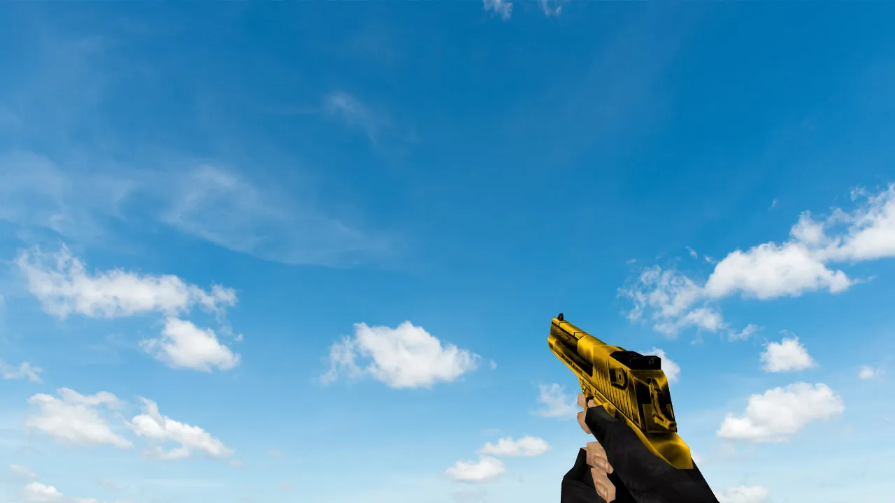 Default Deagle Dark Gold Model for CS 1.6 - Classic Style with Gold Accents - screenshot 1