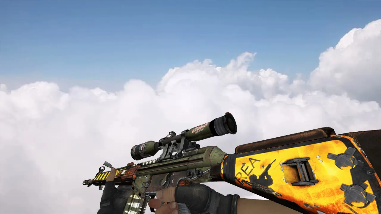 G3SG1 Savage Model for CS 1.6 – Unique Weapon Skin with HD Textures - screenshot 1