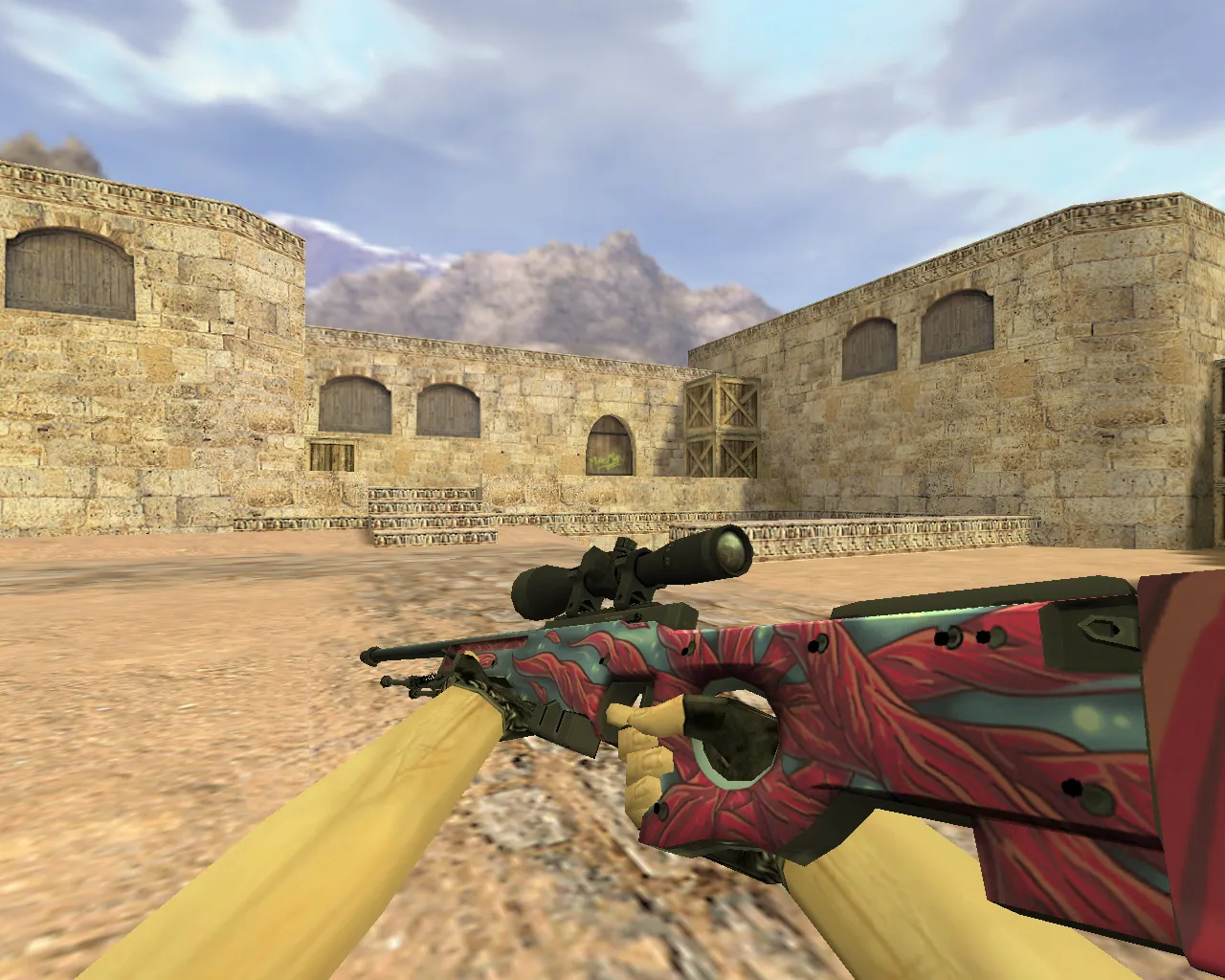 AWP Tentacles Model for CS 1.6 - Distinctive Sniper Skin with Custom Audio - screenshot 1