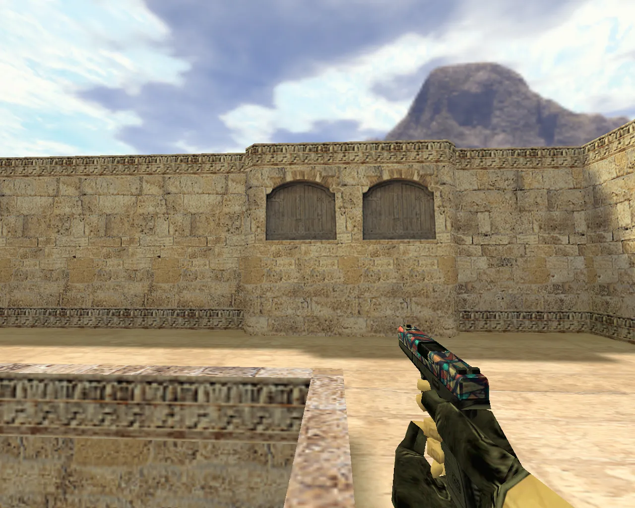 Glock Cubics Model for Counter-Strike 1.6: Overview and Download - screenshot 1