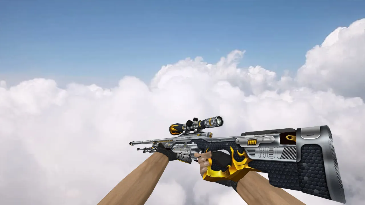 AWP Star Fantasy Model for Counter-Strike 1.6 - Unique High-Detail Skin - screenshot 1
