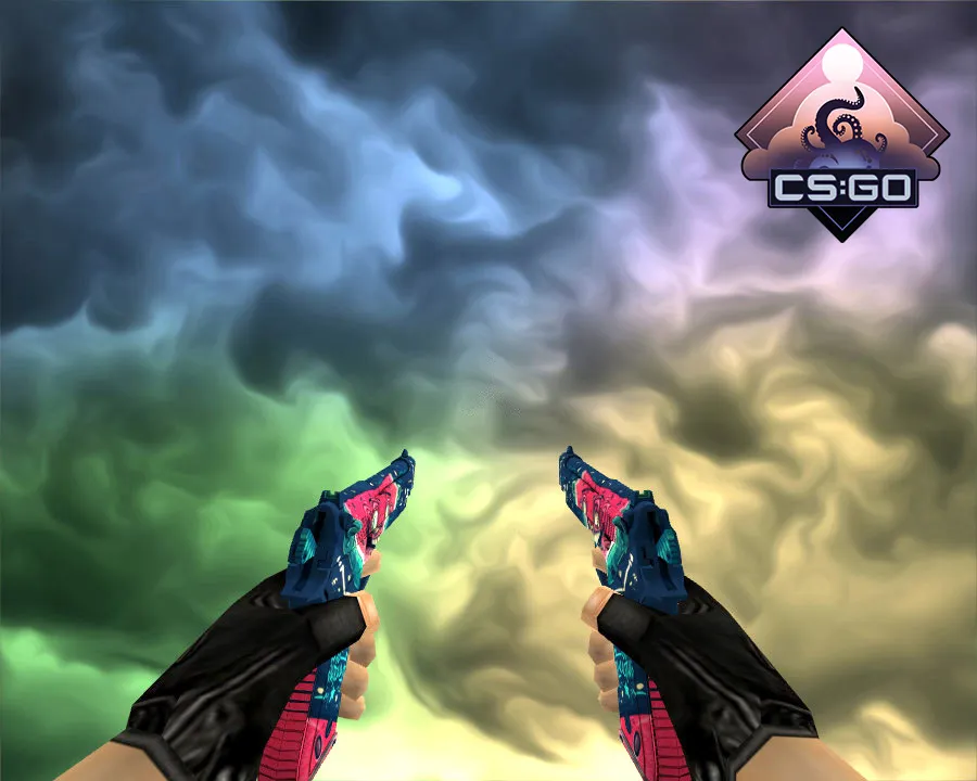Dual Berettas Melondrama Skin for CS 1.6 - High-Quality Weapon Model - screenshot 3