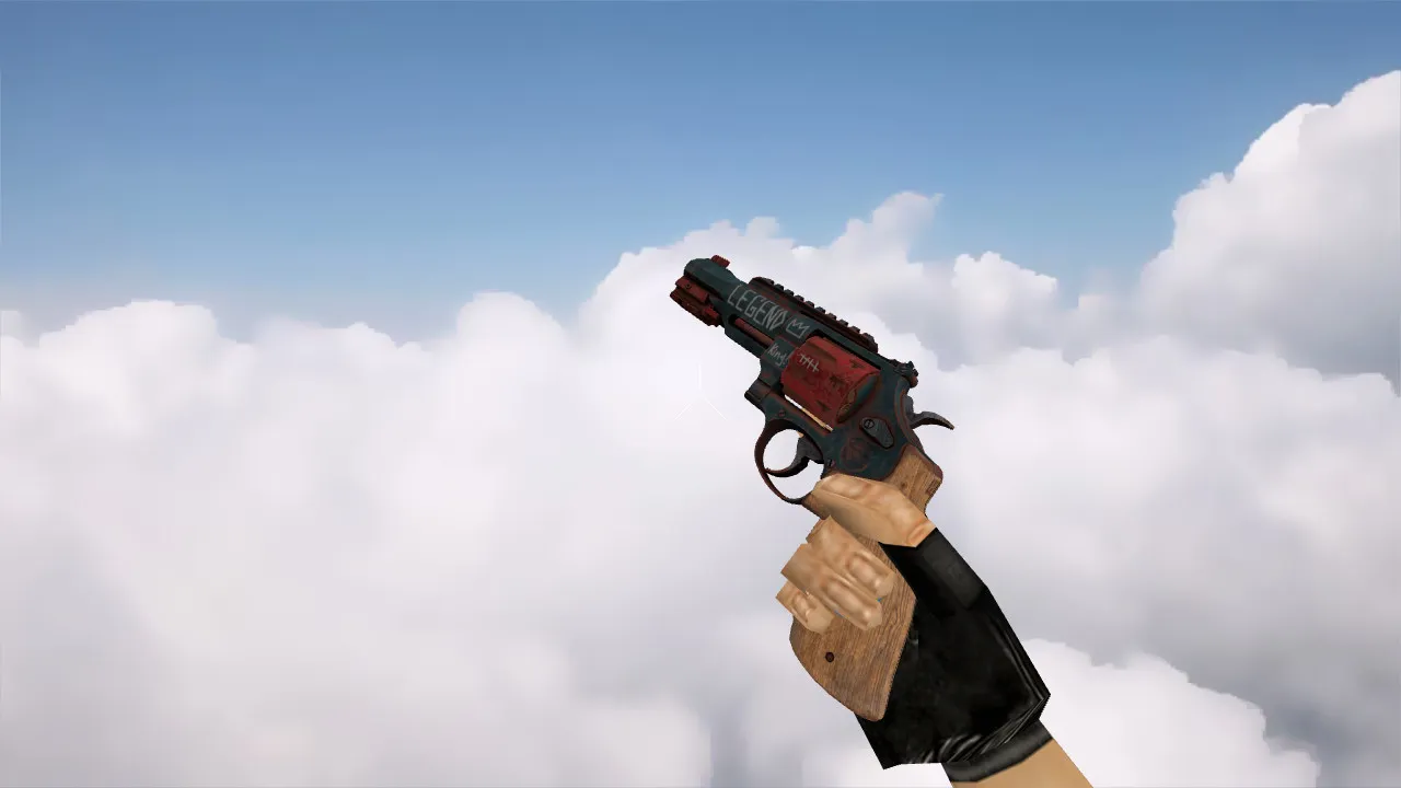 R8 Revolver Junk Yard Skin Model for CS 1.6 - HD Textures and Custom Animations - screenshot 1