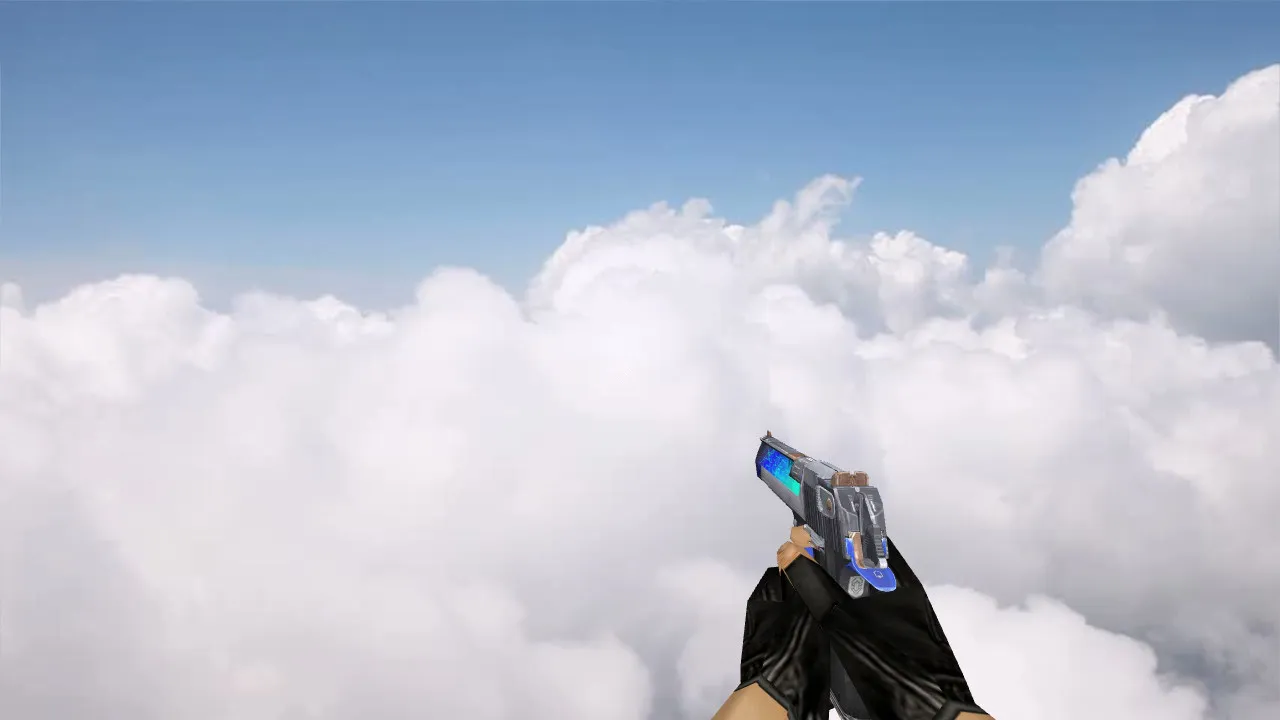 Deagle Overcharged Blue Model for CS 1.6 - Custom Weapon Skin Download - screenshot 3
