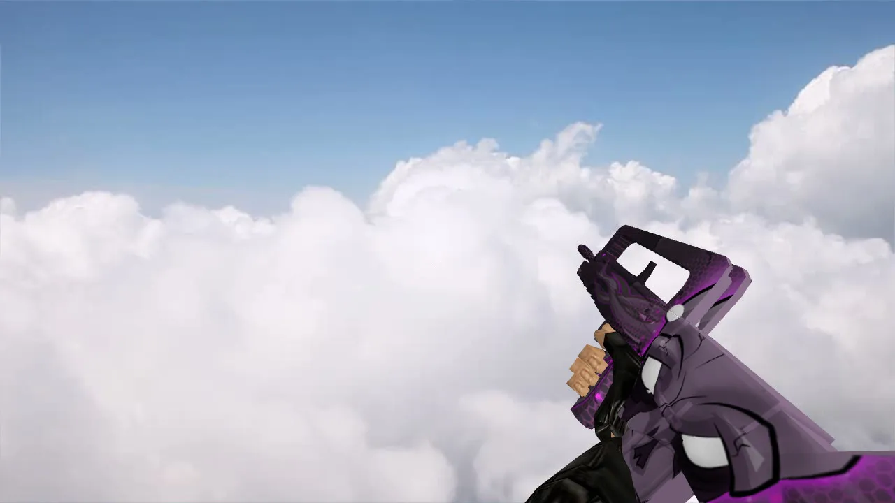 Famas Magic Skull Weapon Model for Counter-Strike 1.6 - Detailed v_ and p_ Models - screenshot 2