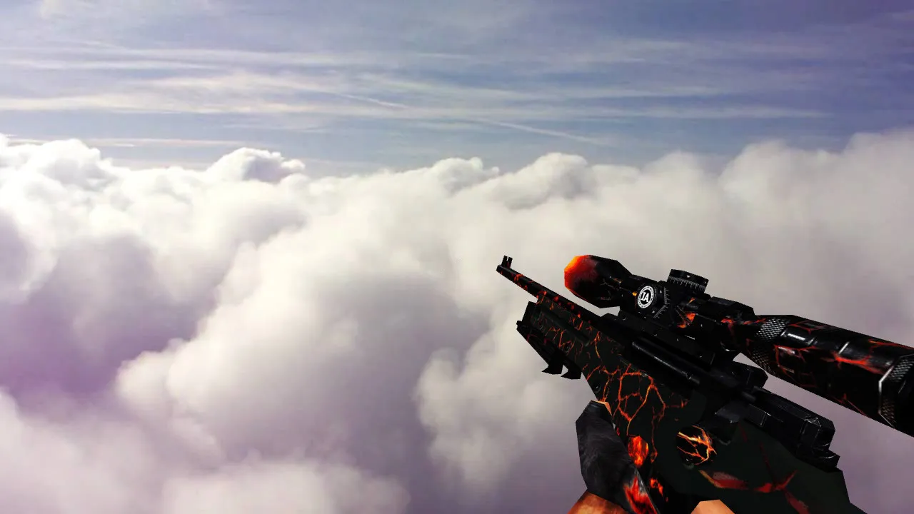 Default AWP Fire Model for CS 1.6 - HD Textures Weapon Replacement - screenshot 2