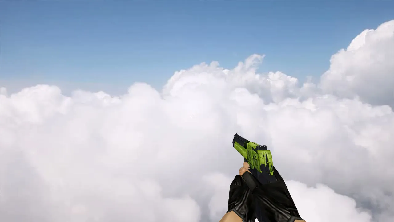 Deagle Green Boost Model for CS 1.6 - Custom Weapon Skin with HD Textures and Sounds - screenshot 3