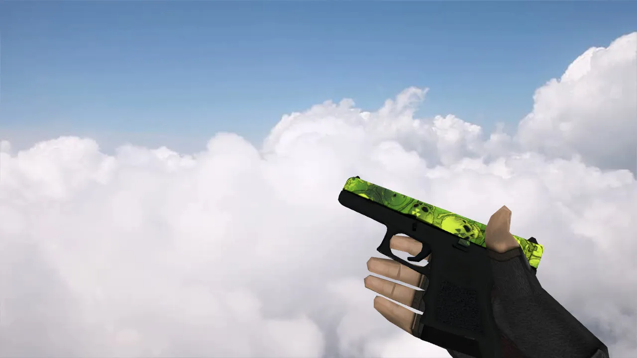 Glock Nuclear Garden Model for CS 1.6 - HD Textures, Custom Sounds, and Precise Animations - screenshot 1