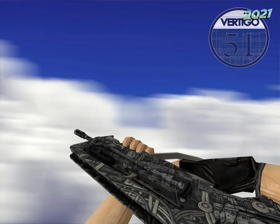 FAMAS Faulty Wiring Model for CS 1.6: HD Textures and Clear Visibility - screenshot 2