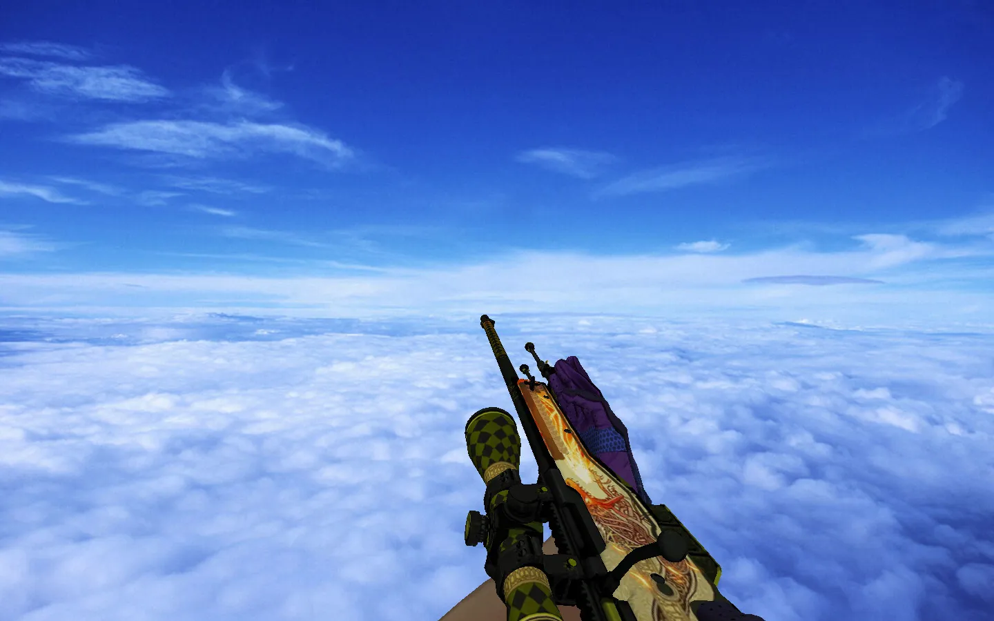 Souvenir AWP Dragon Lore Model for Counter-Strike 1.6 - Custom Weapon Skin - screenshot 2