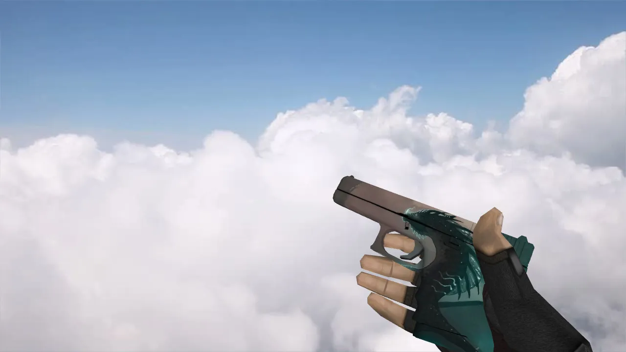 Glock Fury Dragon Model for CS 1.6: High-Quality Weapon Skin Download - screenshot 1