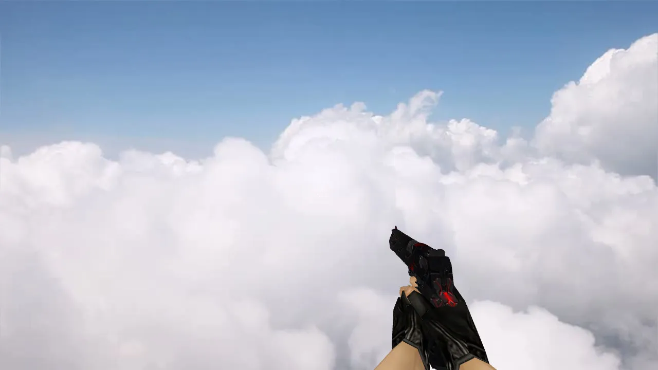 Deagle Red Black Carbon Model for CS 1.6: High-Quality Weapon Mod - screenshot 3