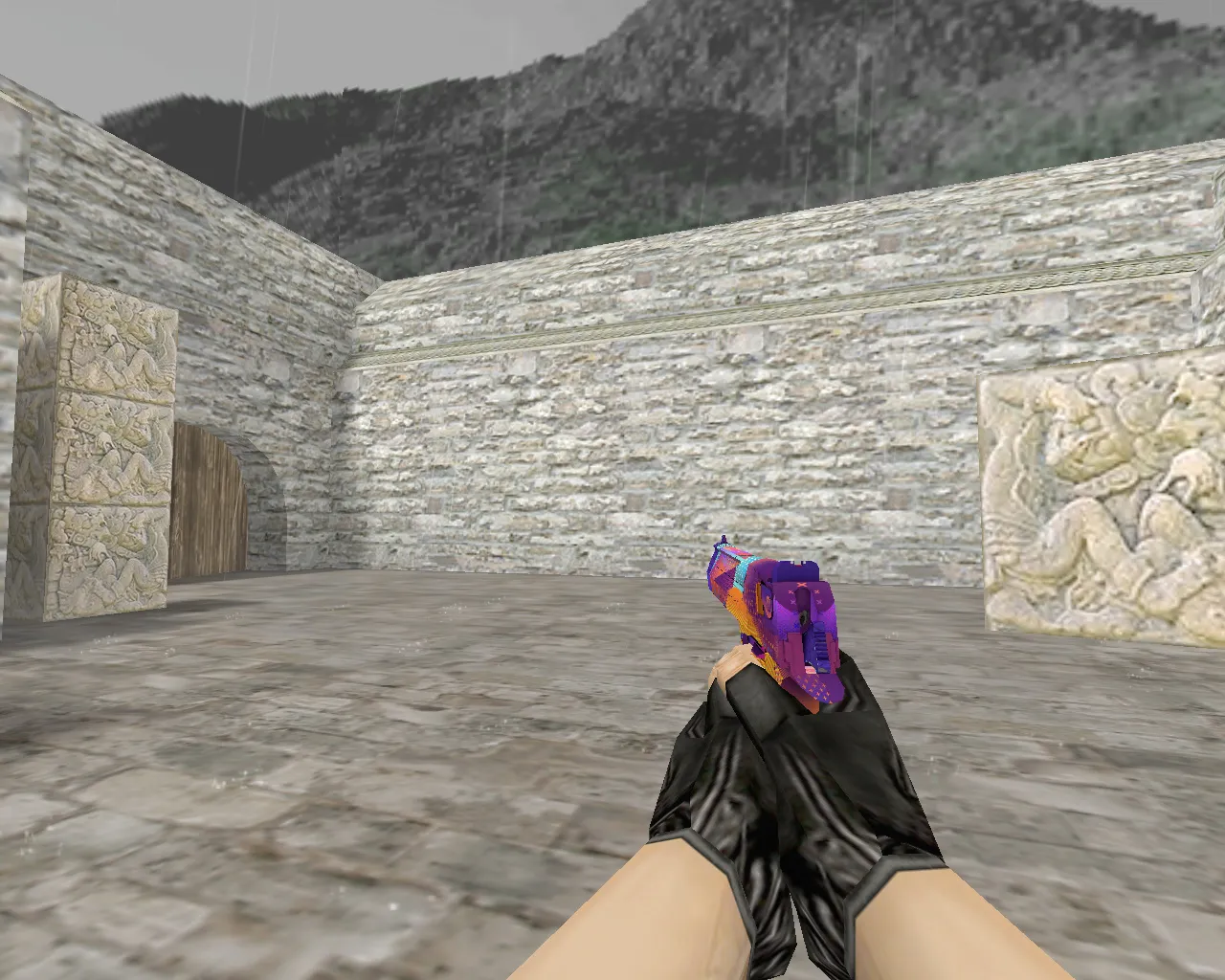 Deagle Ocean Drive Skin for CS 1.6: Bright Coastal Weapon Model - screenshot 2
