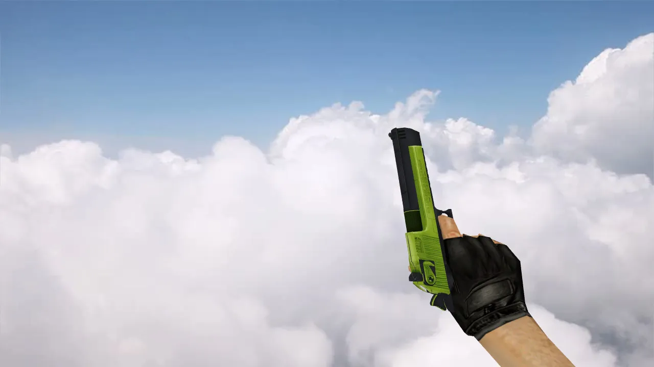 Deagle Green Boost Model for CS 1.6 - Custom Weapon Skin with HD Textures and Sounds - screenshot 2