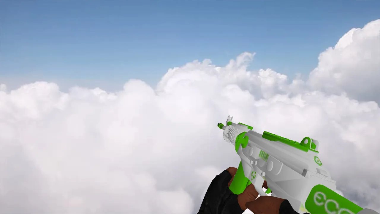 Galil Eco Weapon Model for CS 1.6 - HD Textures and Precise Hitboxes - screenshot 2