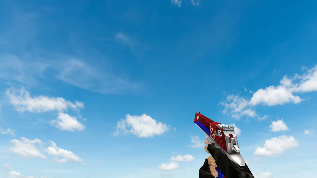 Default Deagle Spiderman Model for CS 1.6 - Unique Weapon Skin with HD Textures and Custom Sounds - screenshot 1