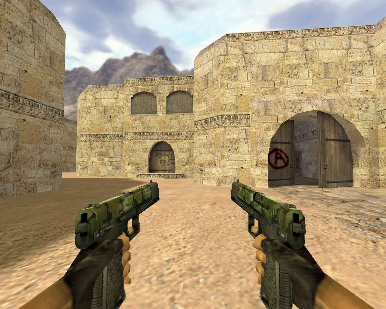Dual Elites USP Camouflage Model for CS 1.6: Sharp and Tactical - screenshot 1