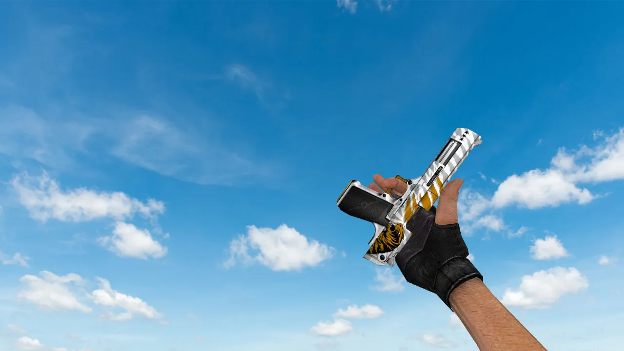 Deagle Tiger Model for CS 1.6 - Custom Skin with HD Textures and Precise Animations - screenshot 1