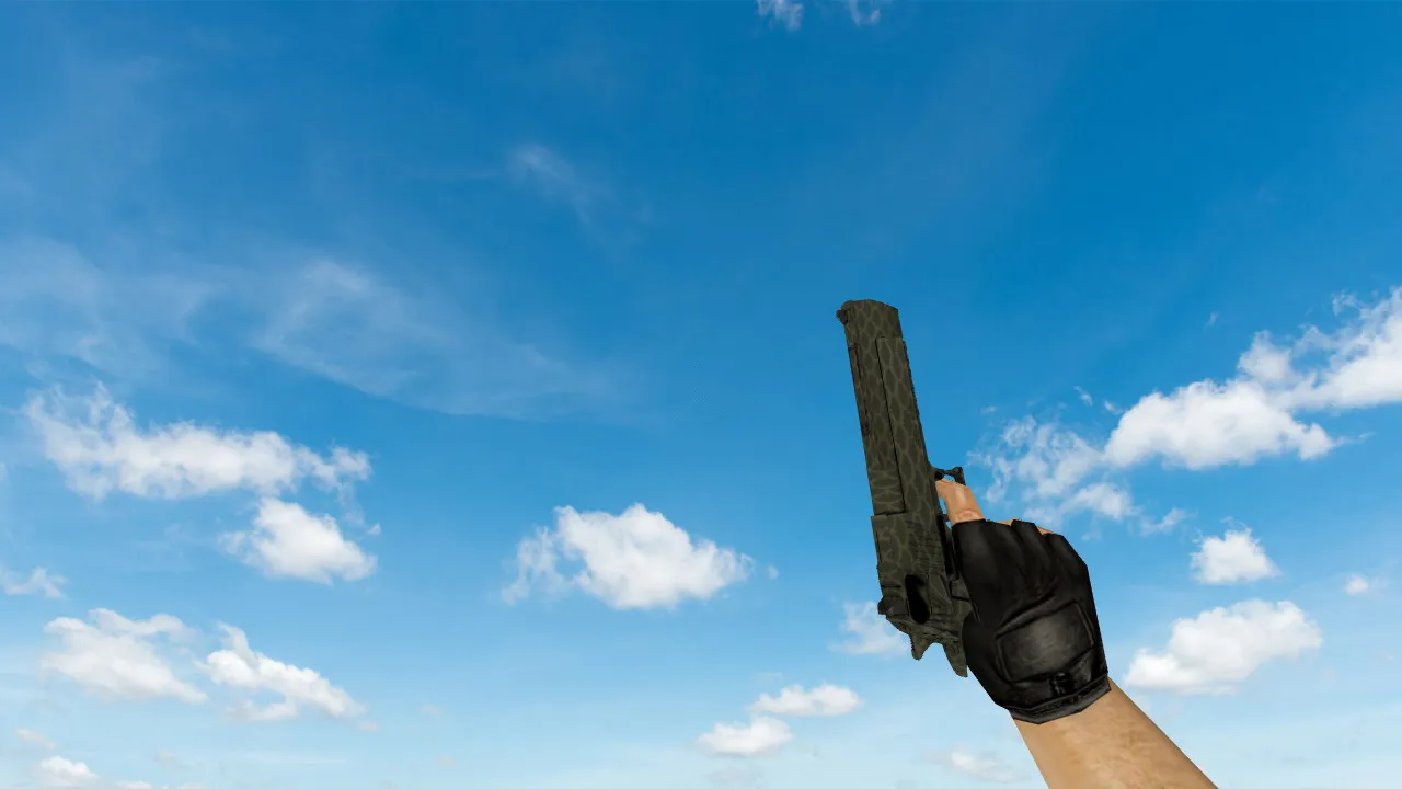 Deagle African Mesh Weapon Model for CS 1.6 - HD Textures and Inspect Animations - screenshot 2