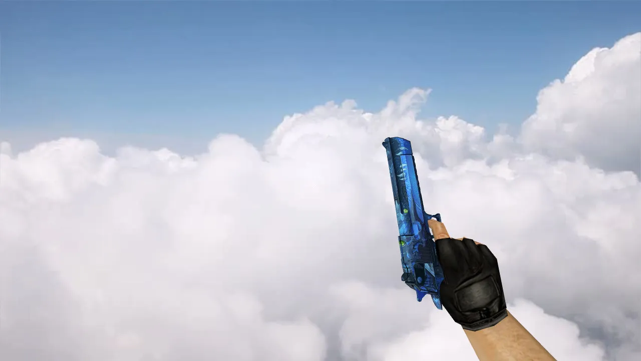 Deagle Ice Dragon Model for CS 1.6: Custom Texture, Smooth Animations, and Sounds - screenshot 2