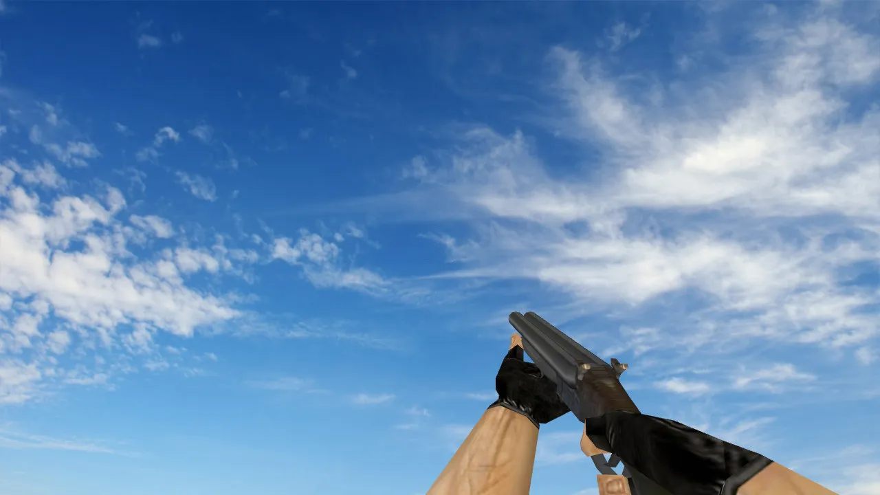 Sawn-Off Shotgun Model for CS 1.6 - High-Detail Weapon Replacement - screenshot 1
