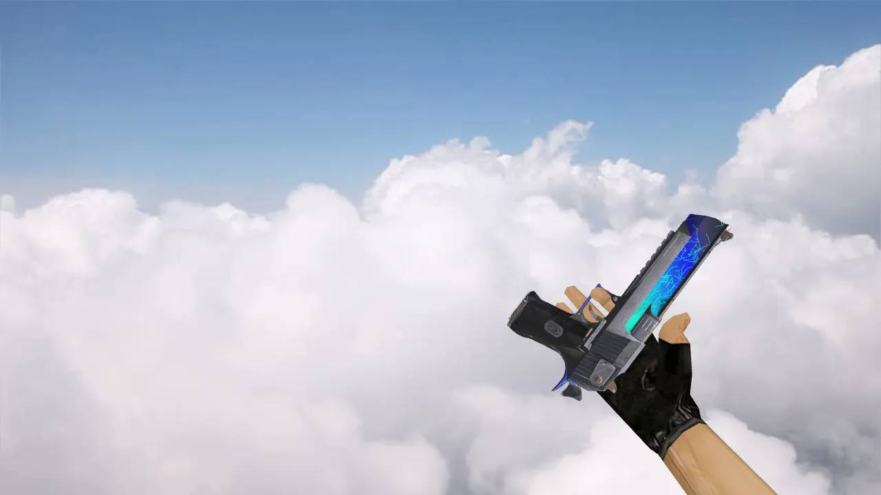 Deagle Overcharged Blue Model for CS 1.6 - Custom Weapon Skin Download - screenshot 1