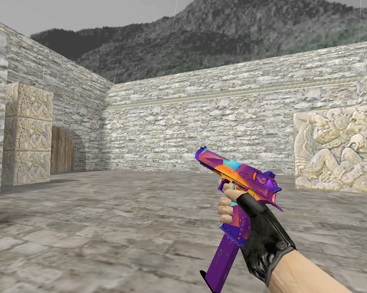 Deagle Ocean Drive Skin for CS 1.6: Bright Coastal Weapon Model - screenshot 3