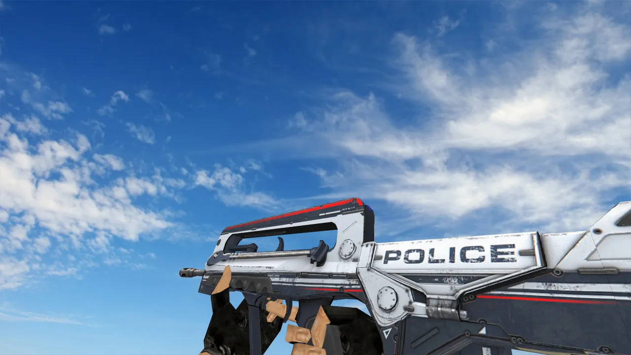 FAMAS Police Model for CS 1.6: In-Depth Weapon Replacement with Custom Sounds - screenshot 1